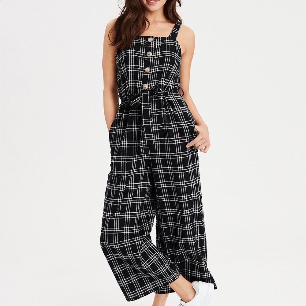 American eagle button front jumpsuit